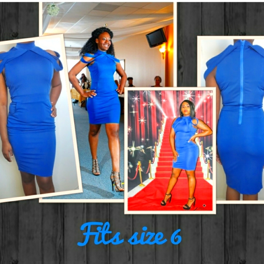 Blue dress
